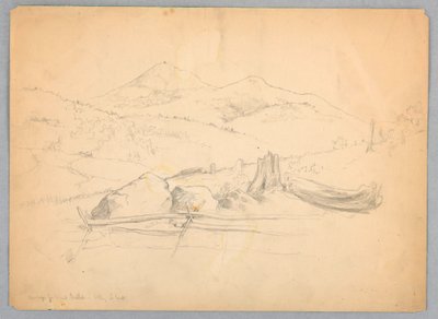 从巴特利特之外远眺基尔萨奇山 作者 丹尼尔·亨廷顿