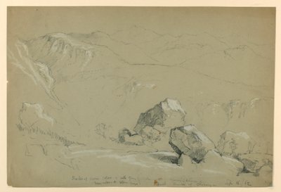 乔科鲁阿山素描 作者 丹尼尔·亨廷顿