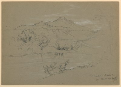 从佛蒙特州剑桥市眺望曼斯菲尔德山 作者 丹尼尔·亨廷顿