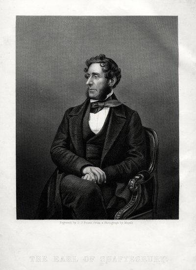 安东尼·阿什利·库珀（Anthony Ashley Cooper），英国慈善家沙夫茨伯里（Shaftesbury）的第七伯爵，建于1880年。 作者 丹尼尔·约翰·庞德