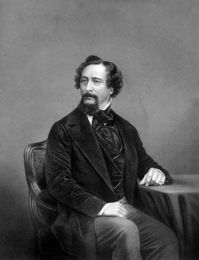 查尔斯·狄更斯（Charles Dickens），英国小说家，十九世纪。 作者 丹尼尔·约翰·庞德