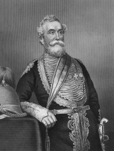 比德森将军，英国士兵，1857年。 作者 丹尼尔·约翰·庞德