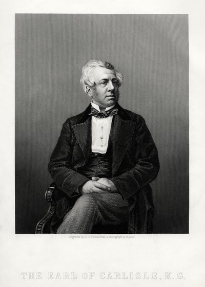 乔治·威廉·弗雷德里克·霍华德（George William Frederick Howard），卡莱尔第七任伯爵，英国政治家和政治家，建于1880年。 作者 丹尼尔·约翰·庞德