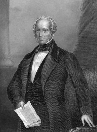 亨利·约翰·邓普（Henry John Temple）1784年至1865年，英国政治家帕默斯顿三世，1857年。 作者 丹尼尔·约翰·庞德