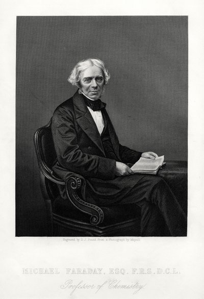 英国科学家迈克尔·法拉第（Michael Faraday），c1880 作者 丹尼尔·约翰·庞德