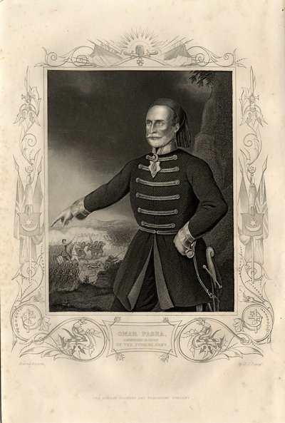 奥马尔·帕夏（Omar Pasha）肖像，1856年 作者 丹尼尔·约翰·庞德