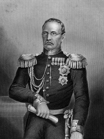 俄国士兵Gortschakoff亲王，1857年 作者 丹尼尔·约翰·庞德
