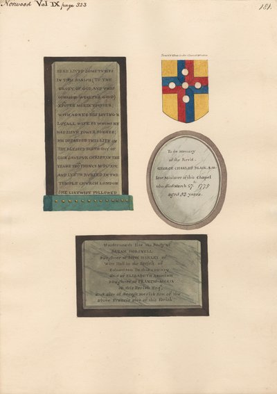 纪念 Xpofer 和 Agnes Merick、George Charles Black 以及 Sarah Horsnell、Elizabeth Ascough 和 George Merick 作者 丹尼尔·莱森斯
