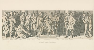 哈罗德作为英格兰国王的加冕礼 作者 Daniel Maclise