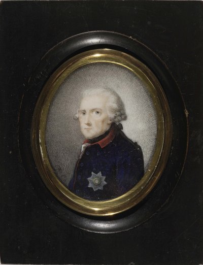 普鲁士的腓特烈二世，c。 1785 作者 丹尼尔·尼古拉斯·肖多维奇