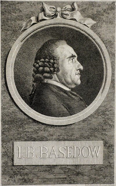 约翰·伯恩哈德·巴瑟多（Johann Bernhard Basedow）1724-1790，1773年 作者 丹尼尔·尼古拉斯·肖多维奇