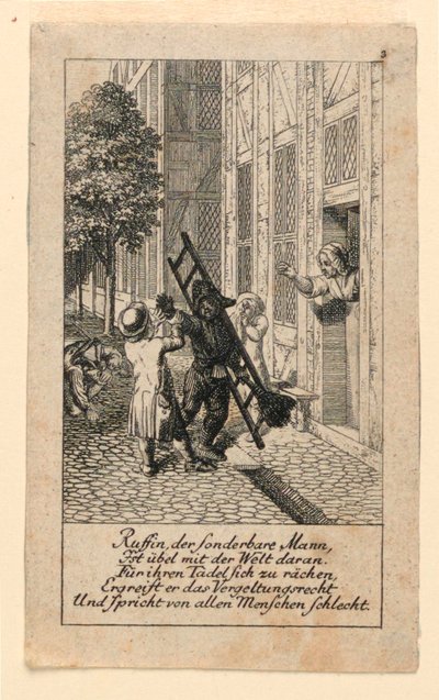 Retalliation, "Königl: Grosbrit [anische] Genealogischer Kalender auf das 1780 Jahr Lauenberg bey J.G. Berenberg" 插图。 作者 丹尼尔·尼古拉斯·肖多维奇