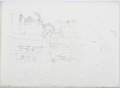 c.1916（铅笔和纸上的wc） 作者 丹尼尔·奥利佛（Daniel Oliver）