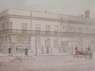 会议室和威廉姆斯图书馆，切尔滕纳姆，1821年 作者 丹尼尔·托马斯·埃格顿
