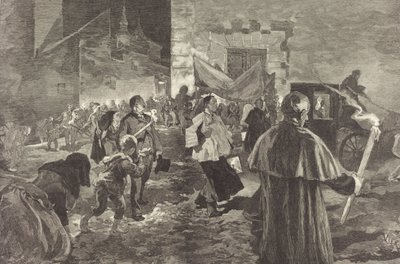 西班牙。La Viatique, 1889. 作者 丹尼尔·乌拉比埃塔·维奇（Daniel Urrabieta Vierge）