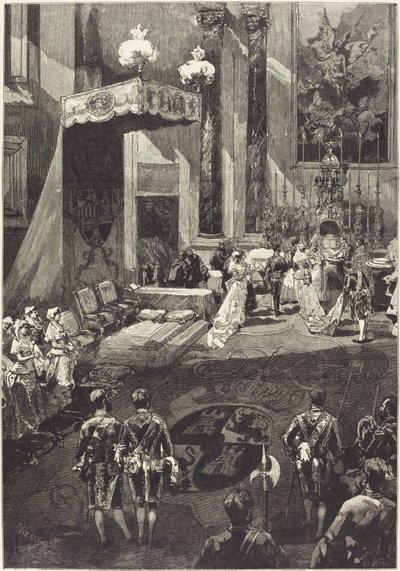 一个孩子的诞生》，1882年。 作者 丹尼尔·乌拉比埃塔·维奇（Daniel Urrabieta Vierge）