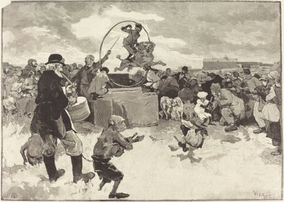 Les Chiens savants, 1883. 作者 丹尼尔·乌拉比埃塔·维奇（Daniel Urrabieta Vierge）