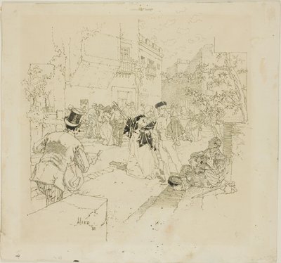 街景 作者 丹尼尔·乌拉比埃塔·维奇（Daniel Urrabieta Vierge）