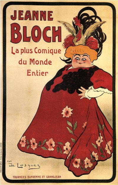 珍妮·布洛赫（Jeanne Bloch），1908年 作者 丹尼尔·德·洛克斯（Daniel de Losques）