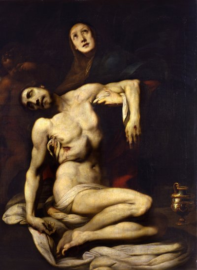 丹尼尔·克雷斯皮（Daniele Crespi，1598-1630 年）创作的《圣母怜子图》，17 世纪马德里，普拉多博物馆 作者 丹尼尔·克雷斯皮