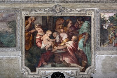 丹尼尔·克雷斯皮 (Daniele Crespi) (1598-1630) 的《贤士来朝》壁画 17 世纪米兰，泽贝迪亚的圣亚历山德罗教堂 作者 丹尼尔·克雷斯皮