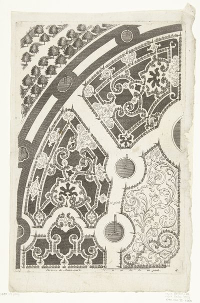 汉普顿宫花坛
新的一组花坛（系列名称） 作者 无名氏