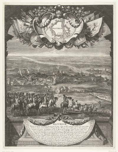 1673 年 6 月 30 日法国人征服马斯特里赫特
马斯特里赫特（文物标题）
Grandes Conquêtes du Roi（系列标题） 作者 塞巴斯蒂安·勒克莱尔 (I)