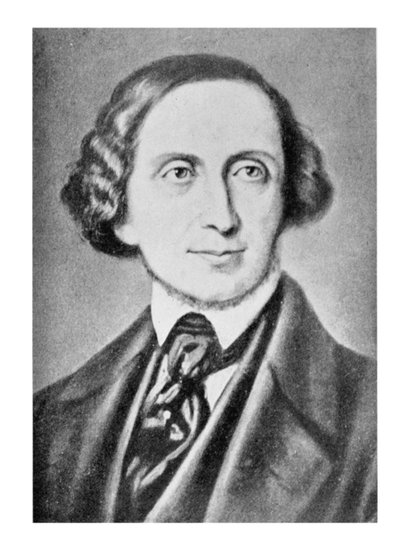Hans Christian Andersen的肖像（1805-75） 作者 丹麦学校
