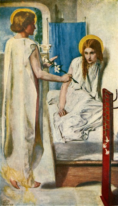 我侍奉主，一八四九年至1850年，c1912 作者 但丁·加布里埃尔·查尔斯·罗塞蒂