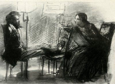 伊丽莎白·西达尔（Elizabeth Siddal）绘画罗塞蒂（Rossetti），1853年，1947年。 作者 但丁·加布里埃尔·查尔斯·罗塞蒂