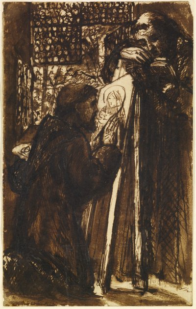 Fra Angelico 绘画 作者 但丁·加布里埃尔·查尔斯·罗塞蒂