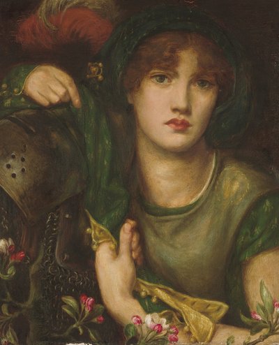 My Lady Greensleeves，1863 作者 但丁·加布里埃尔·查尔斯·罗塞蒂