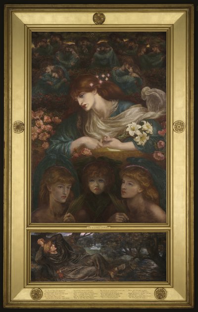祝福Damozel，1875-78 作者 但丁·加布里埃尔·查尔斯·罗塞蒂