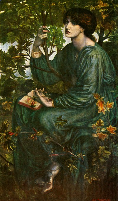白日梦，1880，c1912 作者 但丁·加布里埃尔·查尔斯·罗塞蒂