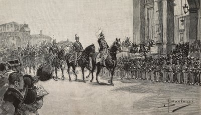 3月14日，澳门举行阅兵式庆祝国王翁贝托一世诞辰 作者 Dante Paolocci