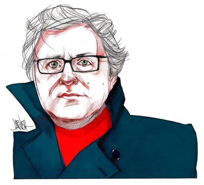 米歇尔-翁弗雷（数码彩色铅笔画） 作者 达里乌什·拉德普尔