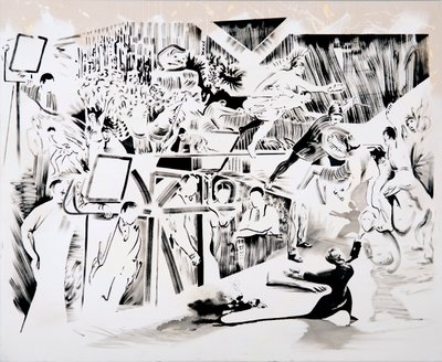 肯尼迪，2018（布面油画） 作者 达伦·科菲尔德