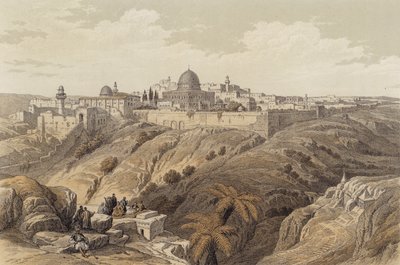 Jerusalem, the Church of the Purification (colour litho) 作者 大卫（后）罗伯茨