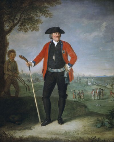 威廉-英格利斯，约 1712 - 1792 年。外科医生兼爱丁堡高尔夫球员荣誉协会会长 作者 大卫·艾伦