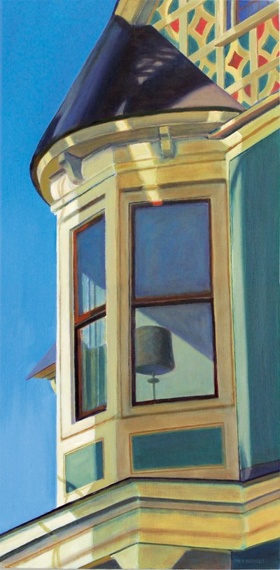 百老汇湾，2013 年（布面油画） 作者 大卫·阿森诺（David Arsenault）