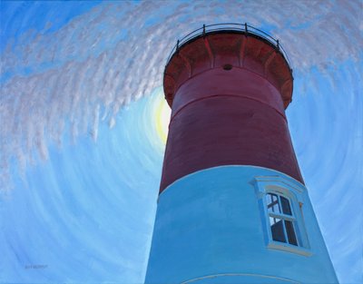 看见光明》，2017 年（布面油画） 作者 大卫·阿森诺（David Arsenault）