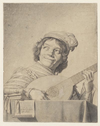 琵琶演奏家 作者 弗兰斯·哈尔斯（Frans Hals）