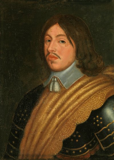 瑞典国王查理十世·古斯塔夫的画像1622-1660年，c。 1650-1660。 作者 大卫·贝克