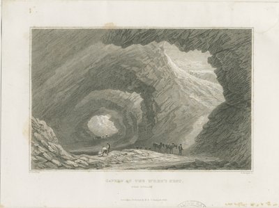 达德利（Dudley）-rn巢穴（Cavern at the Wren&39;s Nest）：钢版雕刻，[c 1829] 作者 大卫·考克斯