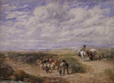 保持左路，1854年 作者 大卫·考克斯