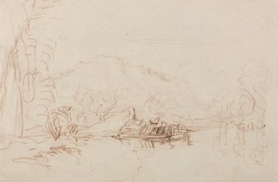 河流风景 作者 大卫·考克斯