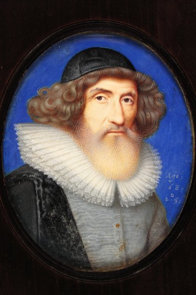 Inigo Jones，68岁（在牛皮纸上的wc） 作者 戴维·戴斯·格兰吉斯
