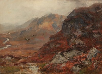海兰山（布面油画） 作者 大卫·法夸森（David Farquharson）