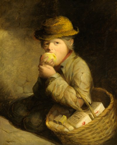 卖火柴的人》，约1859年（布面油画） 作者 大卫·吉尔摩·布莱斯