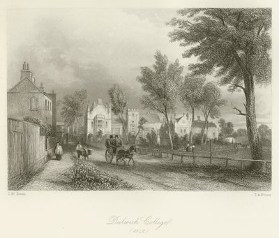 德威学院，1846年 作者 大卫·霍尔·麦基文（David Hall McKewan）
